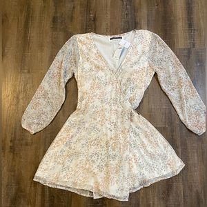 Abercrombie and Fitch Animal Print Wrap Dress Size XL